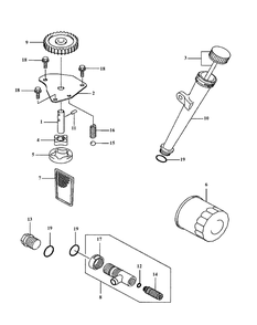 Fh500v-Cs14 Lubrication Equipment Diagram and Parts List for H1748 55AE3D4S750-WAM Cub Cadet Lawn Mower